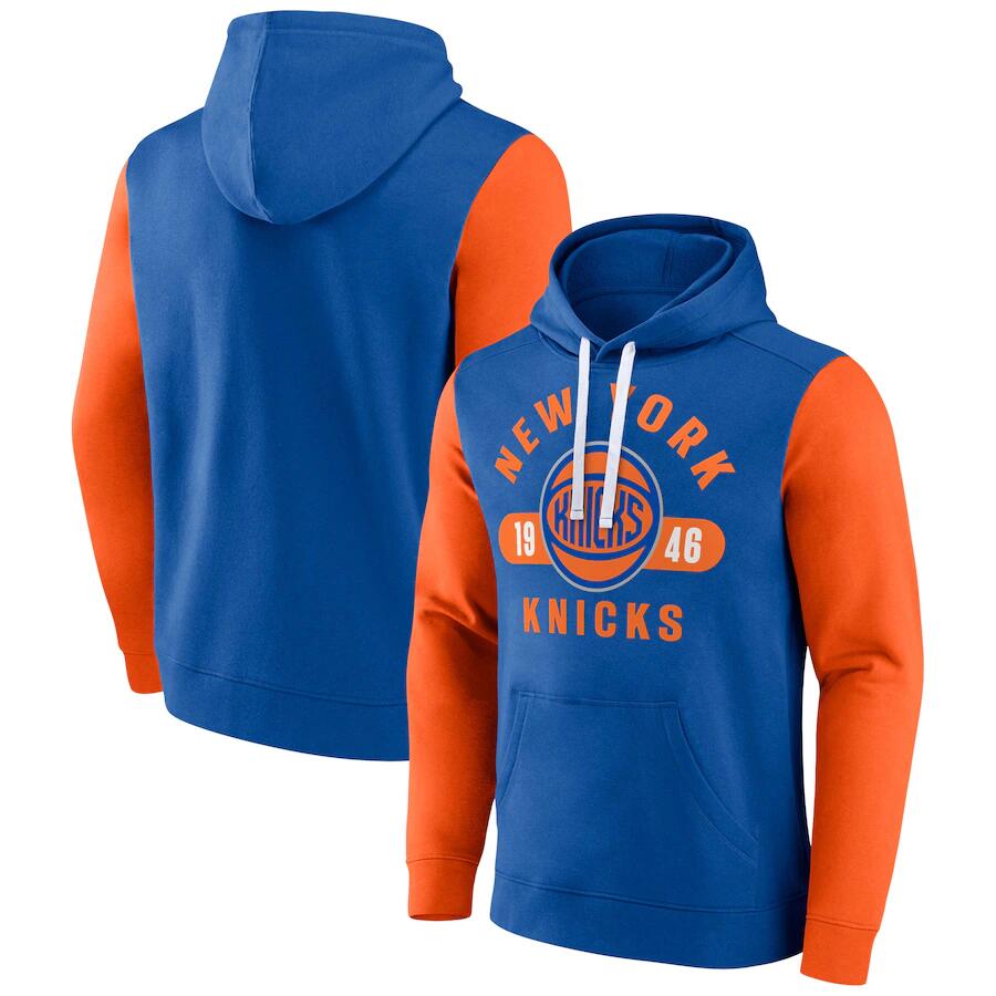 Men 2023 NBA New York Knicks blue Sweater